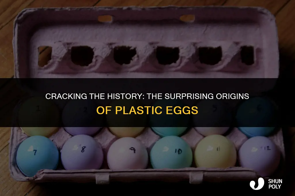 when were plastic eggs invented
