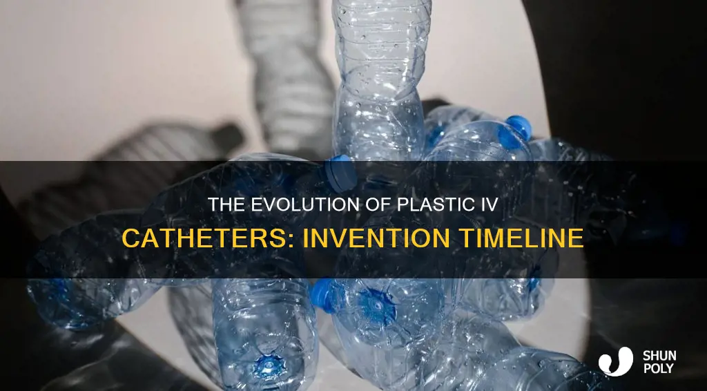 when were plastic iv catheters invented