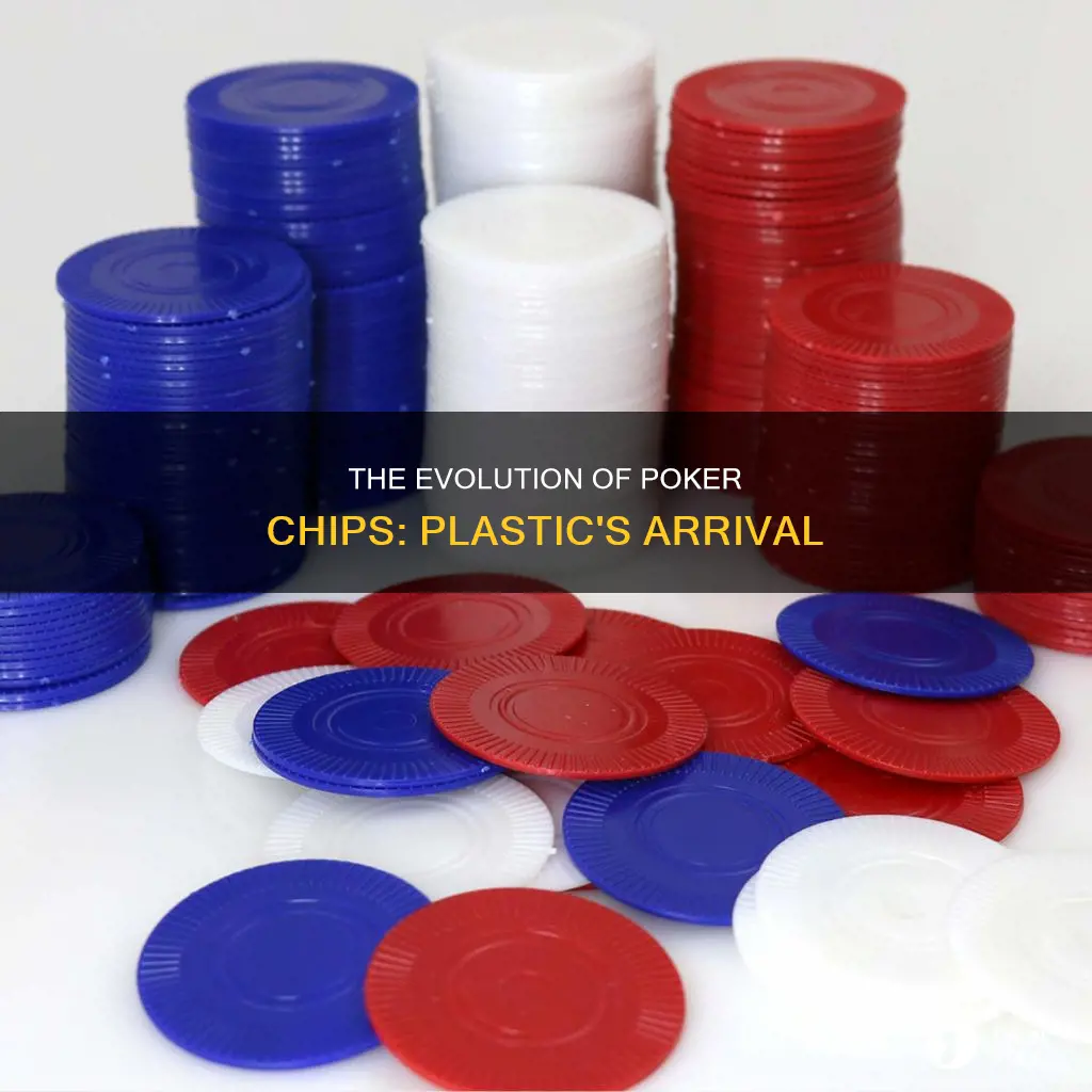 when were plastic poker chips invented