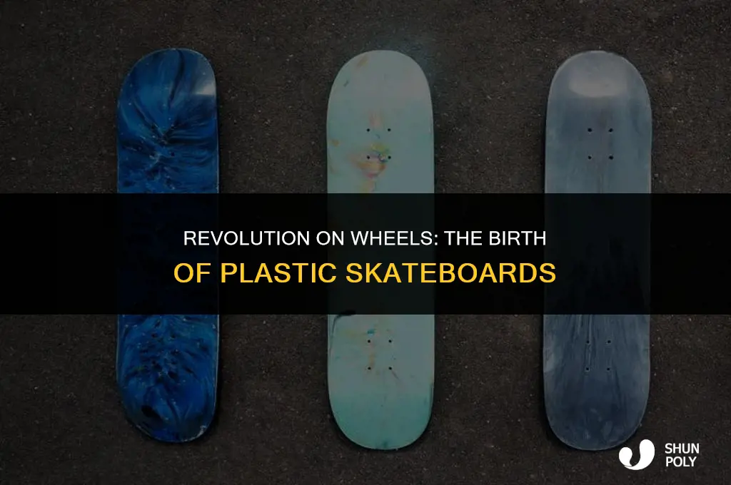 when were plastic skateboards invented