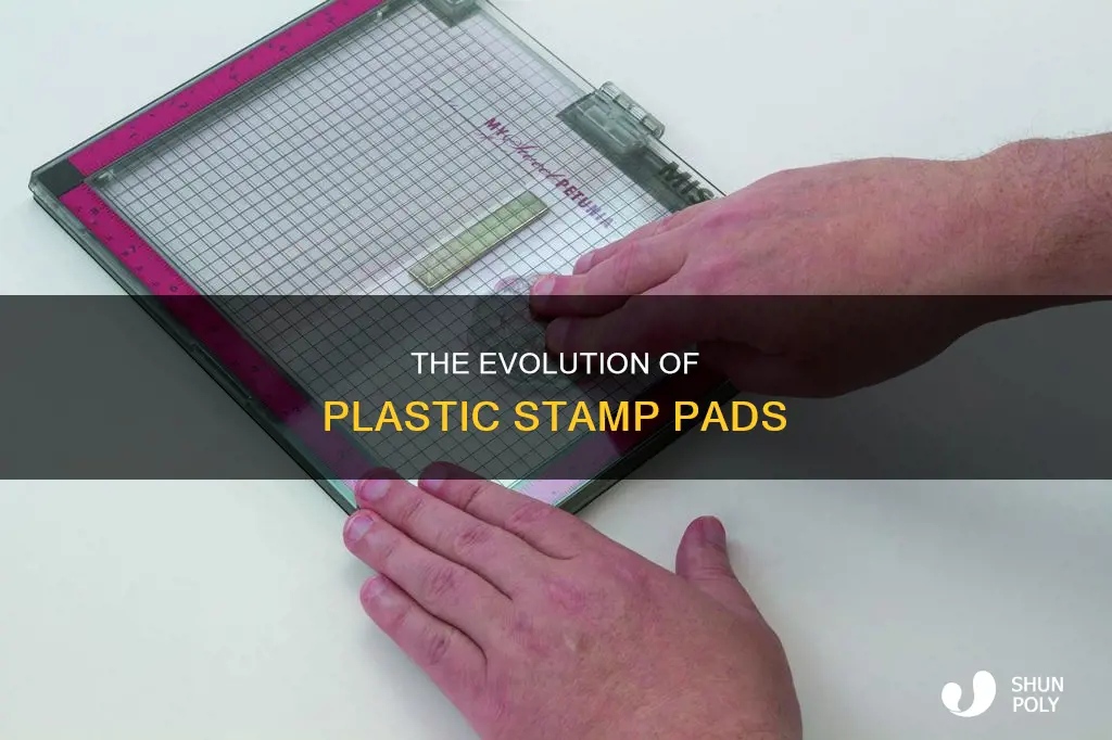 when were plastic stamp pads invented