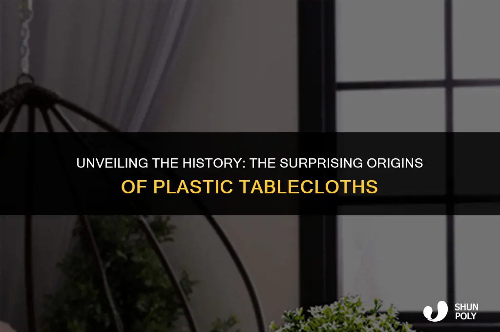 when were plastic tablecloths invented