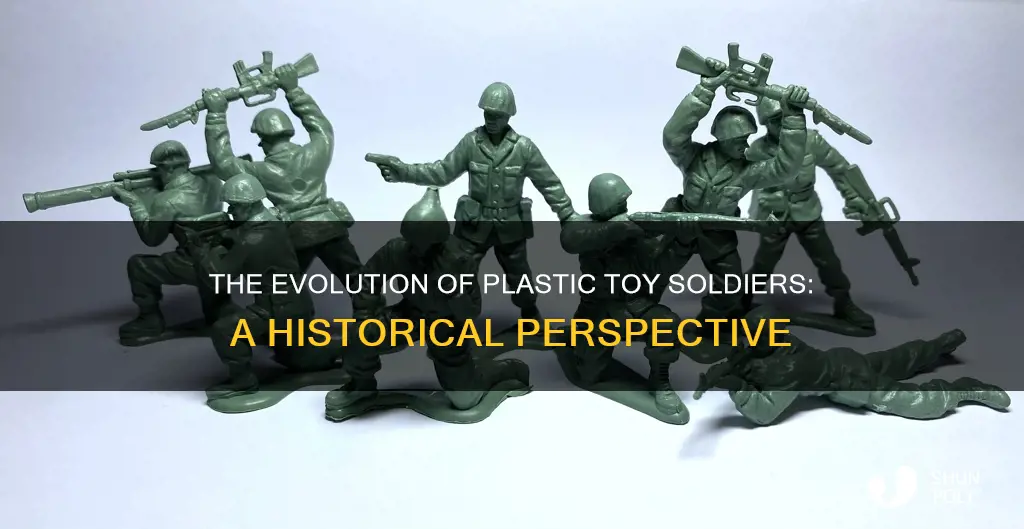 when were plastic toy soldiers invented