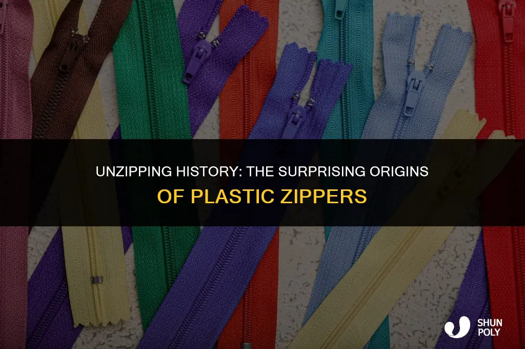 when were plastic zippers invented