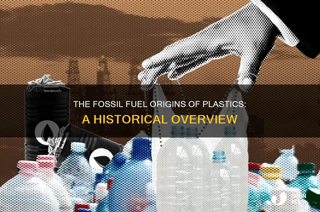 when were plastics made from fossil feuls