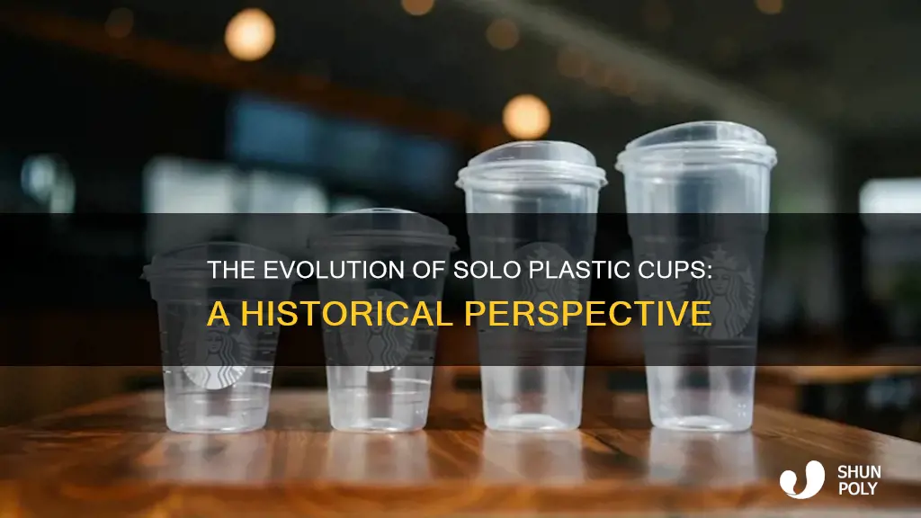 when were solo plastic cups invented