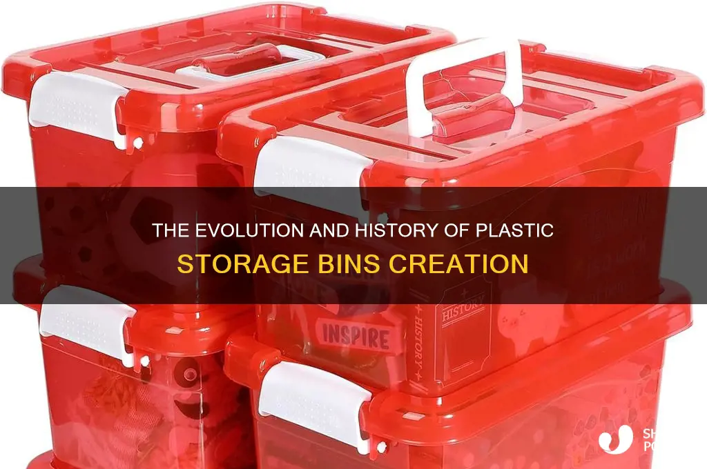 when where plastic storage bins made