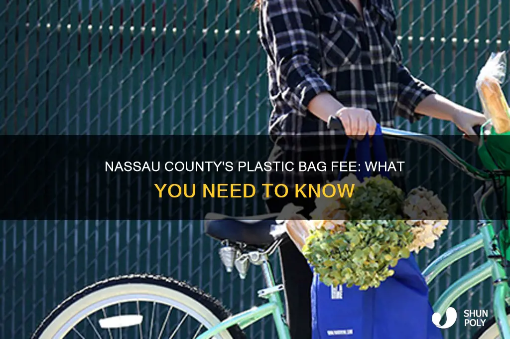 when will nassau county charge for plastic bags