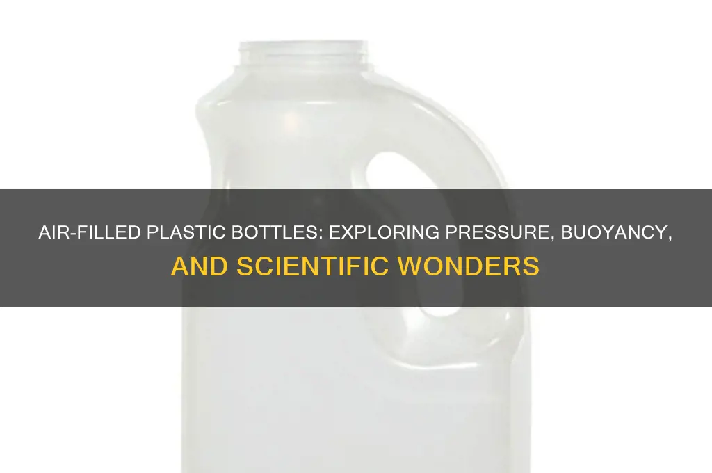 when you fill a plastic bottle with air what happens