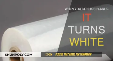 Why Stretched Plastic Turns White