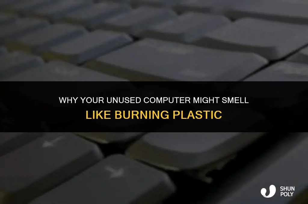 when your computer smells like plastic burning unused