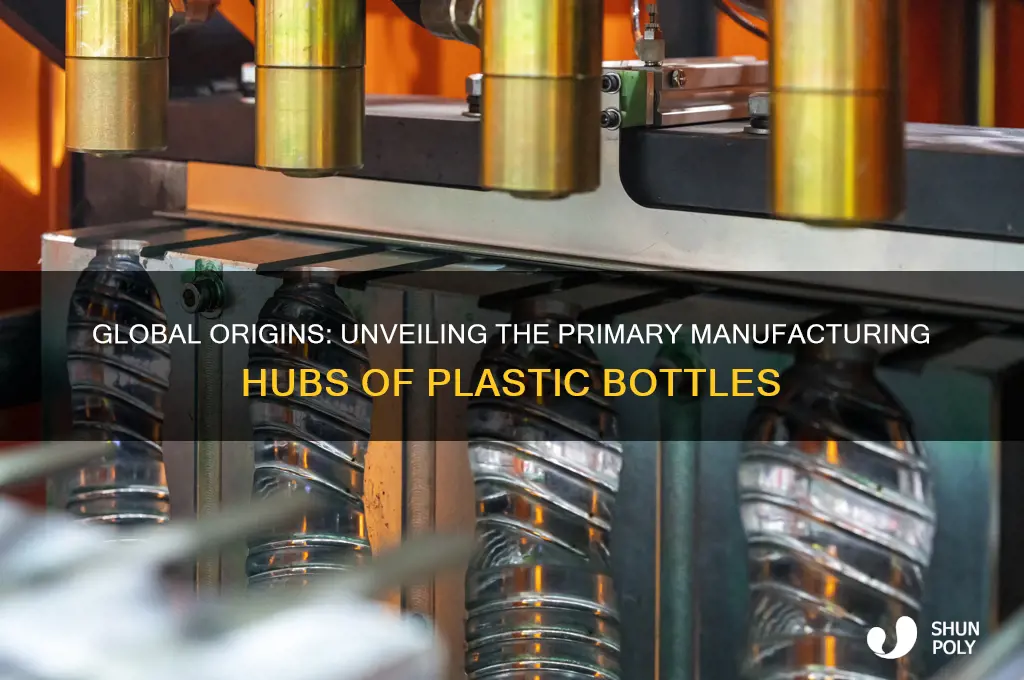 where are most plastic bottles made