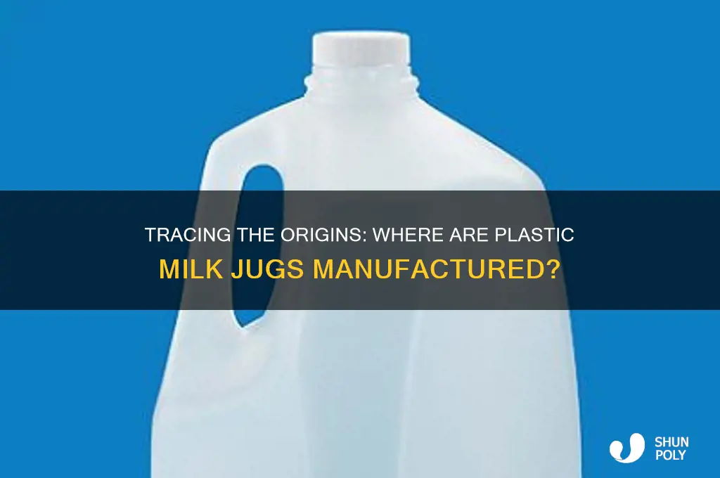 where are plastic milk jugs made