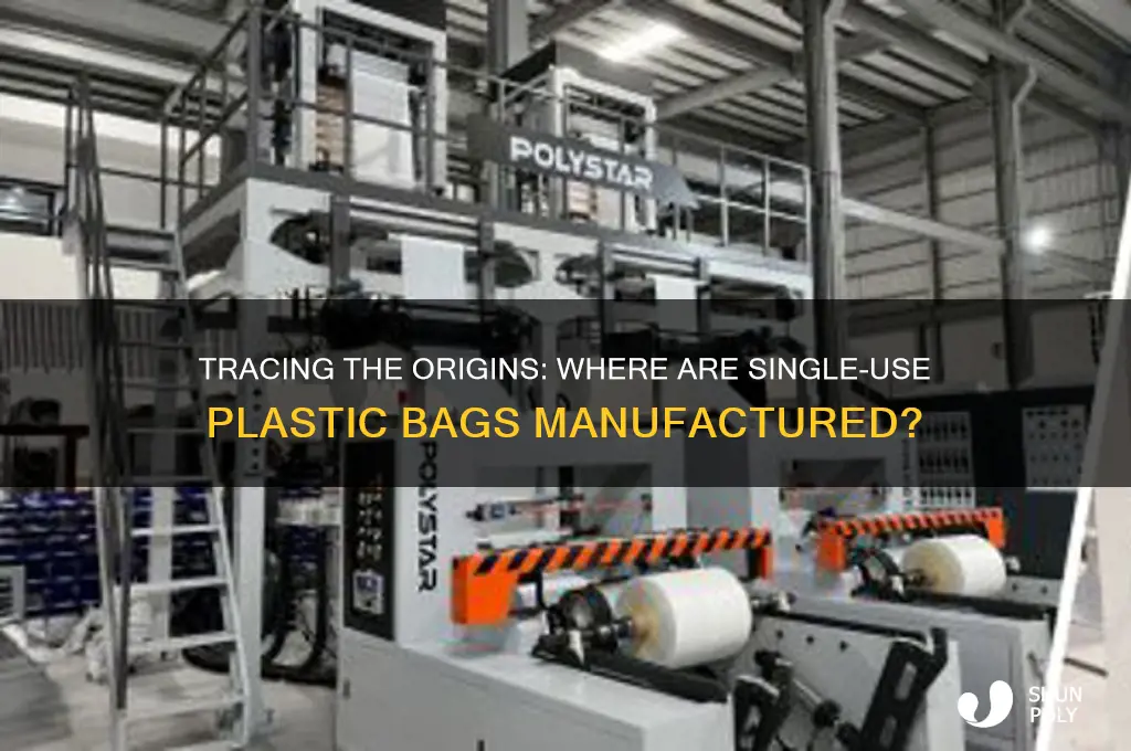 where are single use plastic bags manufactured