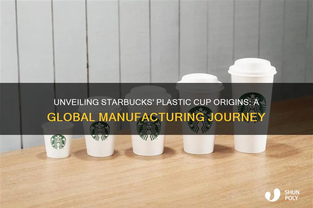 where are starbucks plastic cups made