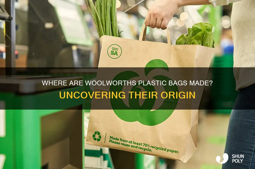 where are woolworths plastic bags made
