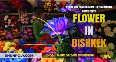 Where to Buy Plastic Cemetery Memorial Grave Flute Flowers in Bishkek