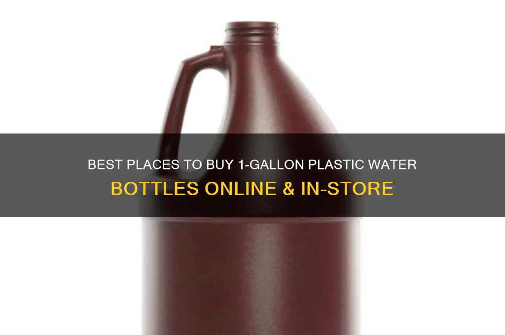where can i buy 1 gallon plastic water bottles