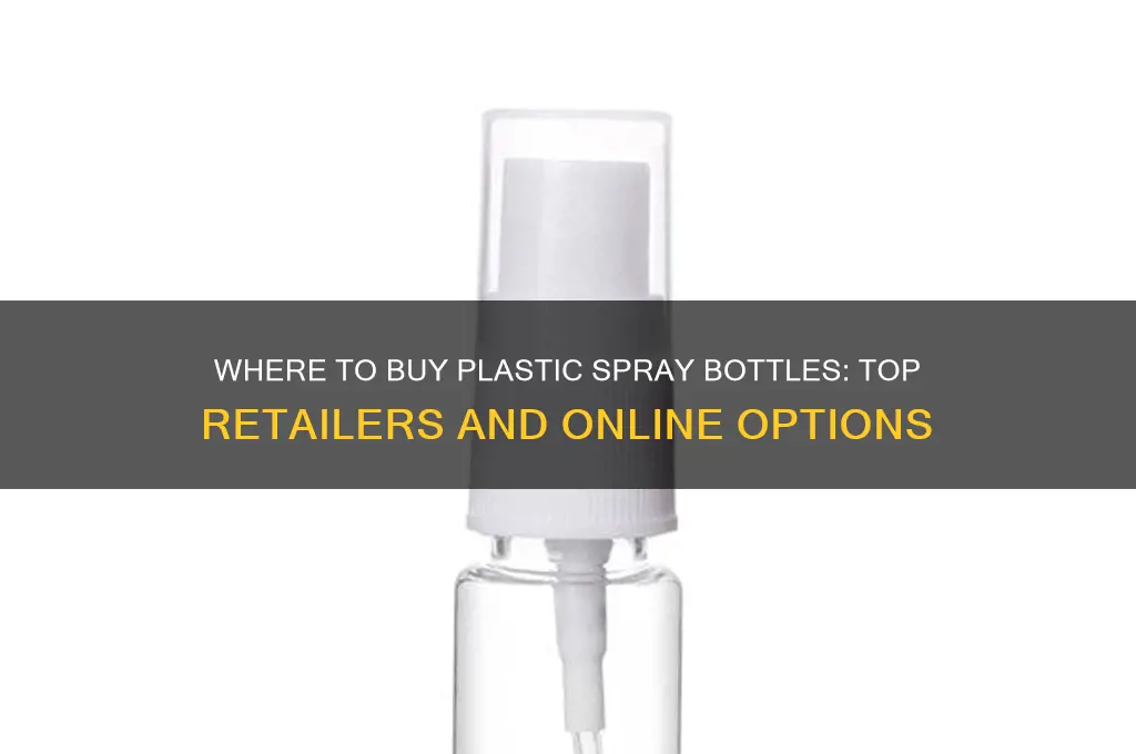 where can i buy a plastic spray bottle