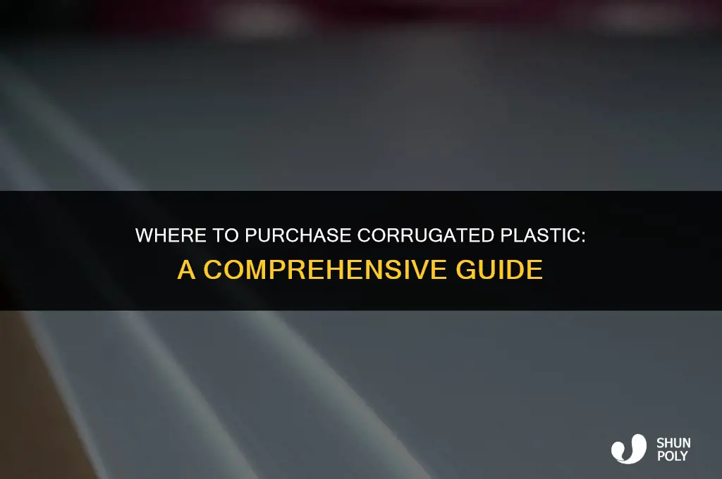 where can i buy corrugated plastic