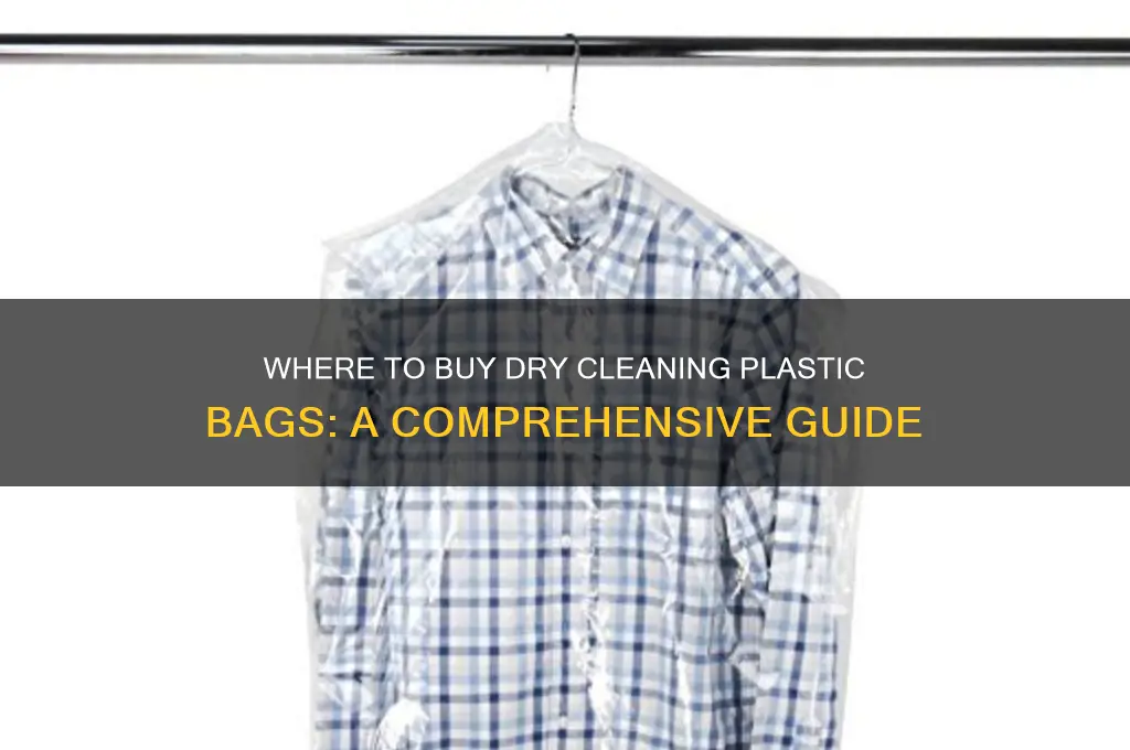 where can i buy dry cleaning plastic bags