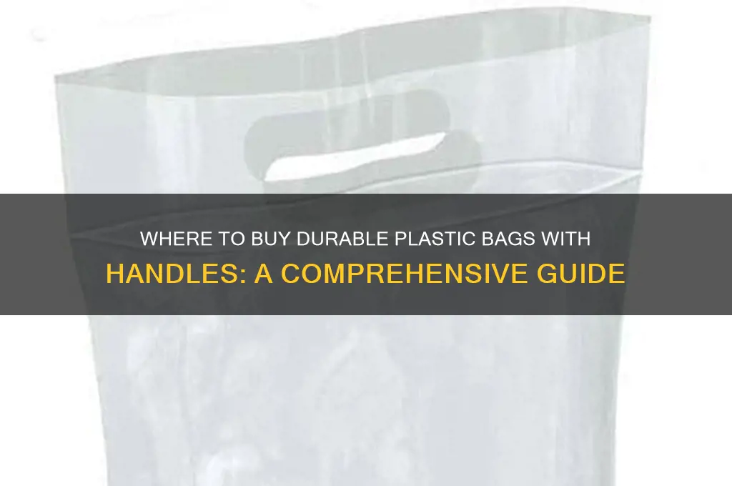 where can i buy plastic bags with handles