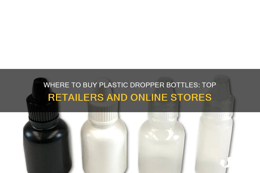 where can i buy plastic dropper bottles