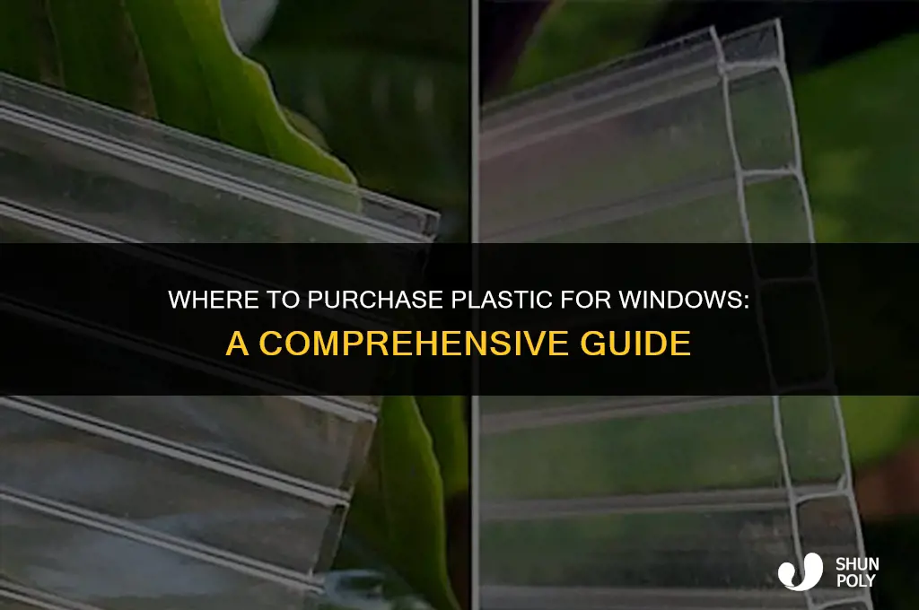 where can i buy plastic for windows