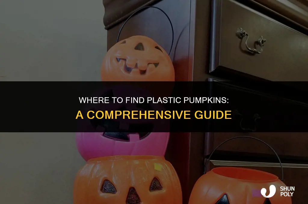 where can i buy plastic pumpkins