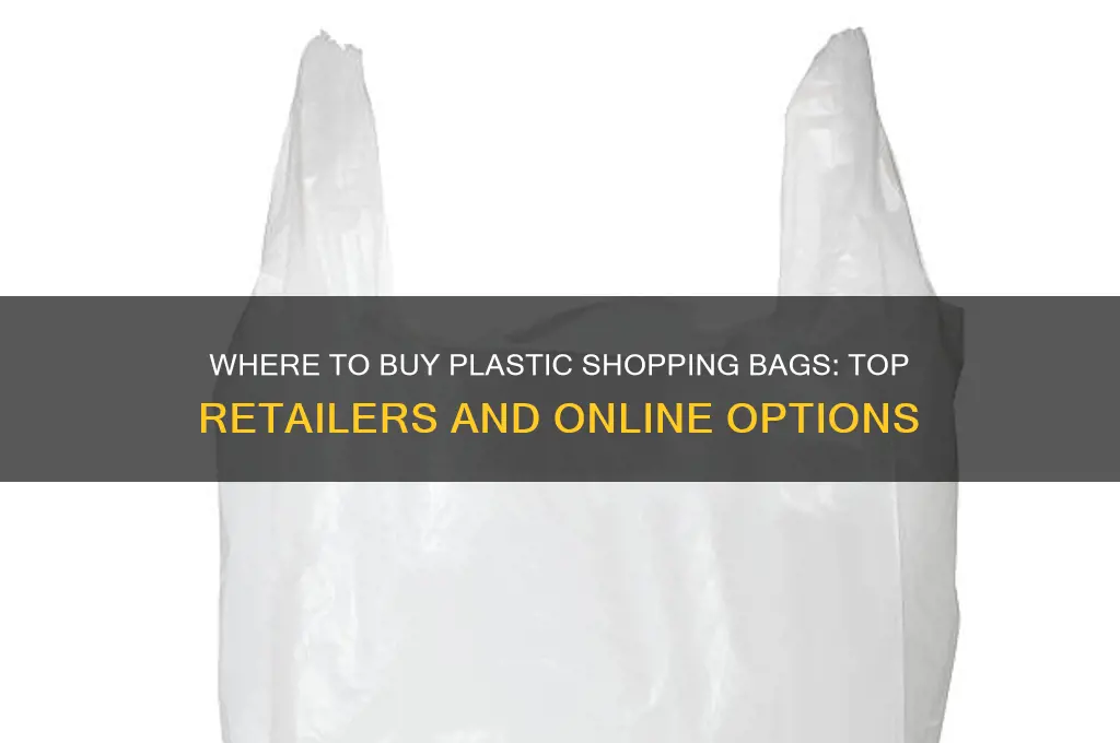 where can i buy plastic shooping bags