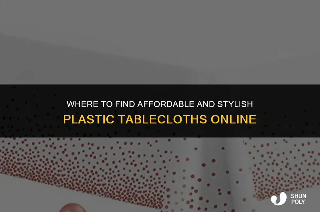 where can i buy plastic tablecloths