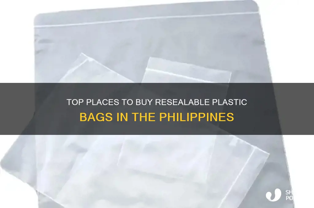 where can i buy resealable plastic bags in philippines