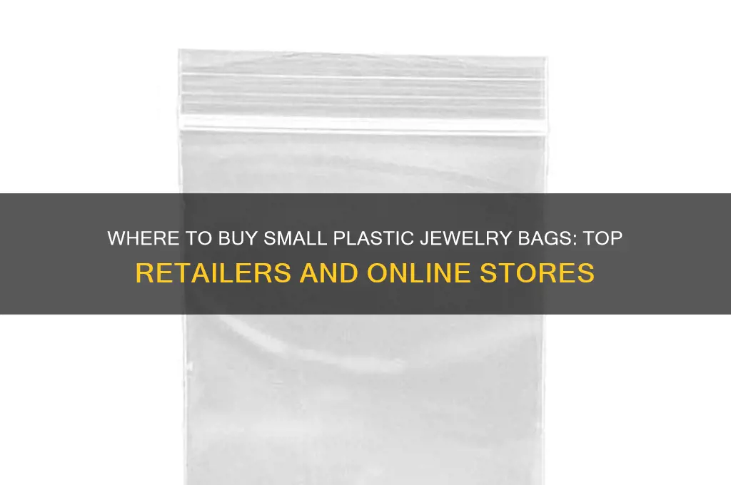 where can i buy small plastic jewelry bags