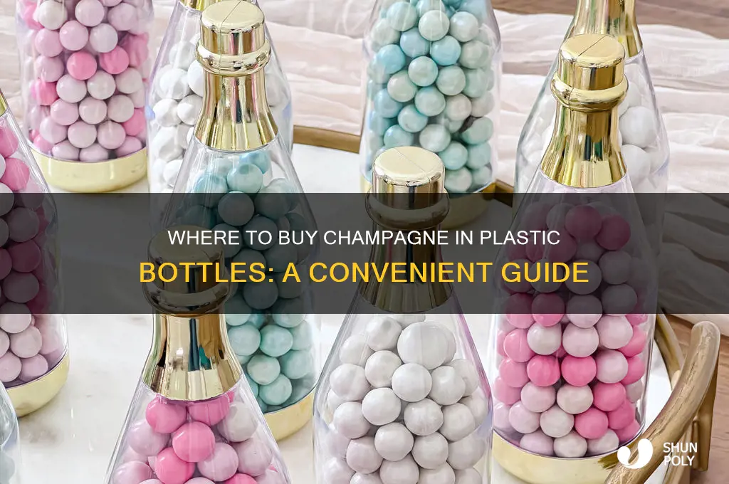 where can i find champagne in plastic bottles