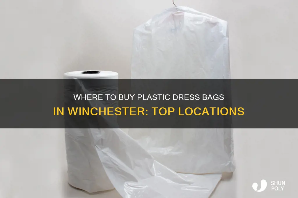 where can i find plastic dress bags in winchester