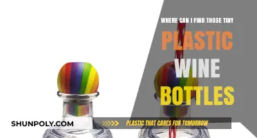 Where to Find Tiny Plastic Wine Bottles: A Handy Guide