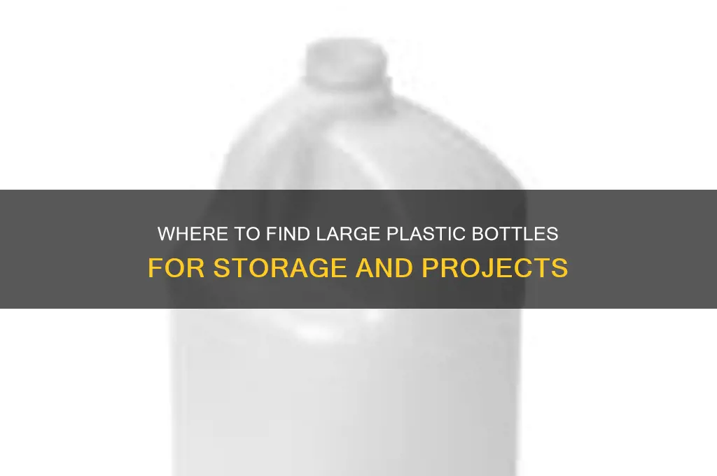 where can i get large plastic bottles
