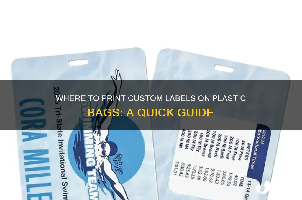 where can i print a label on a plastic bag
