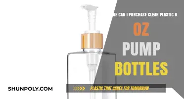 Where to Buy Clear Plastic 8 oz Pump Bottles Online