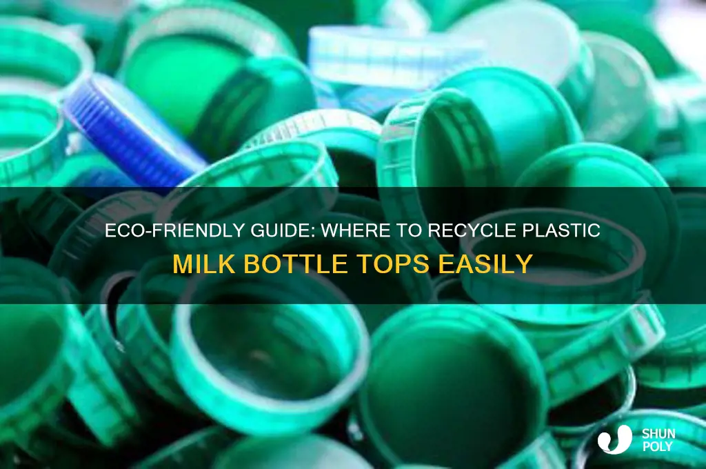 where can i recycle plastic milk bottle tops