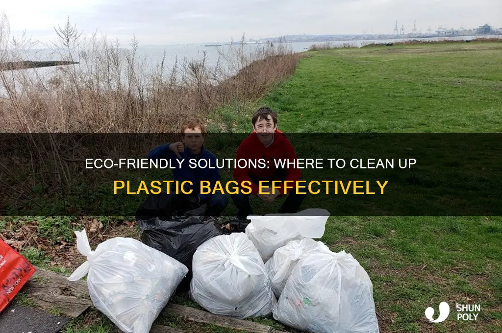 where can we clean up plastic bags