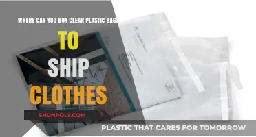 Where to Buy Clear Plastic Bags for Shipping Clothes