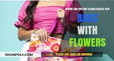 Where to Find Clear Plastic Tote Bags with Floral Designs
