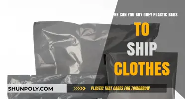 Where to Buy Grey Plastic Bags for Shipping Clothes
