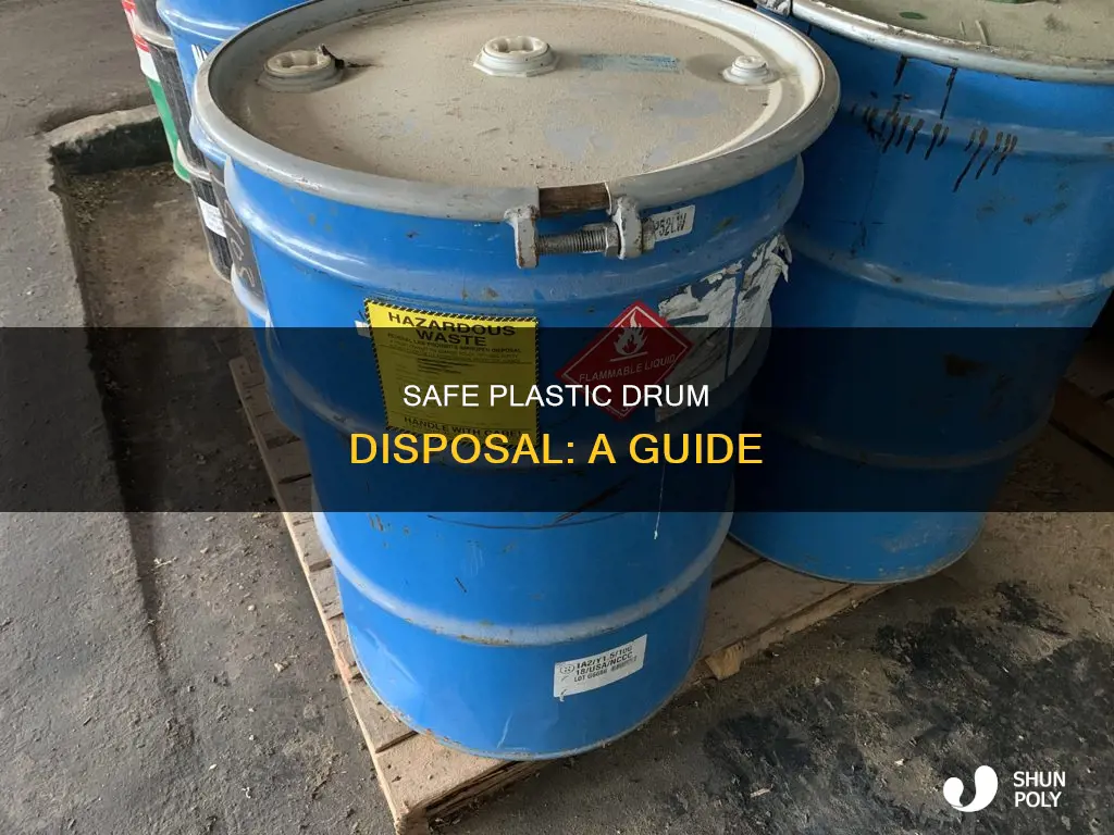 where do i disposal of plastic drums