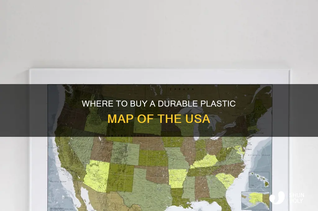 where do i get a plastic map of the usa