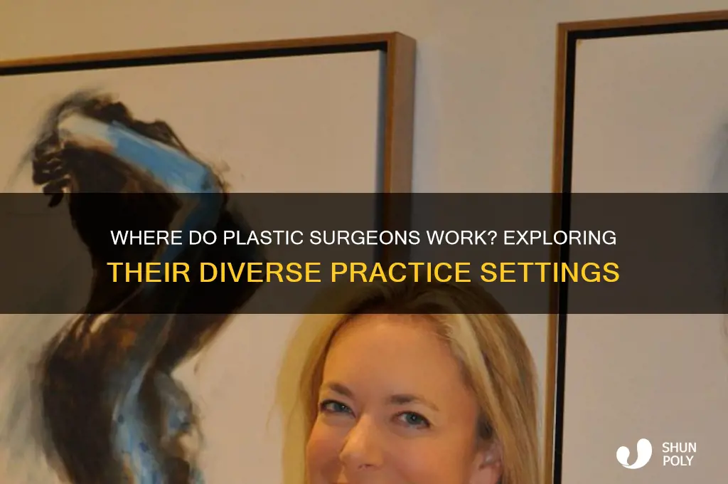 where do plastic surgeons work