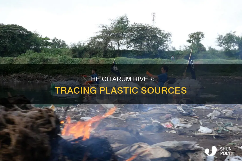 where do plastics enter the citarum river