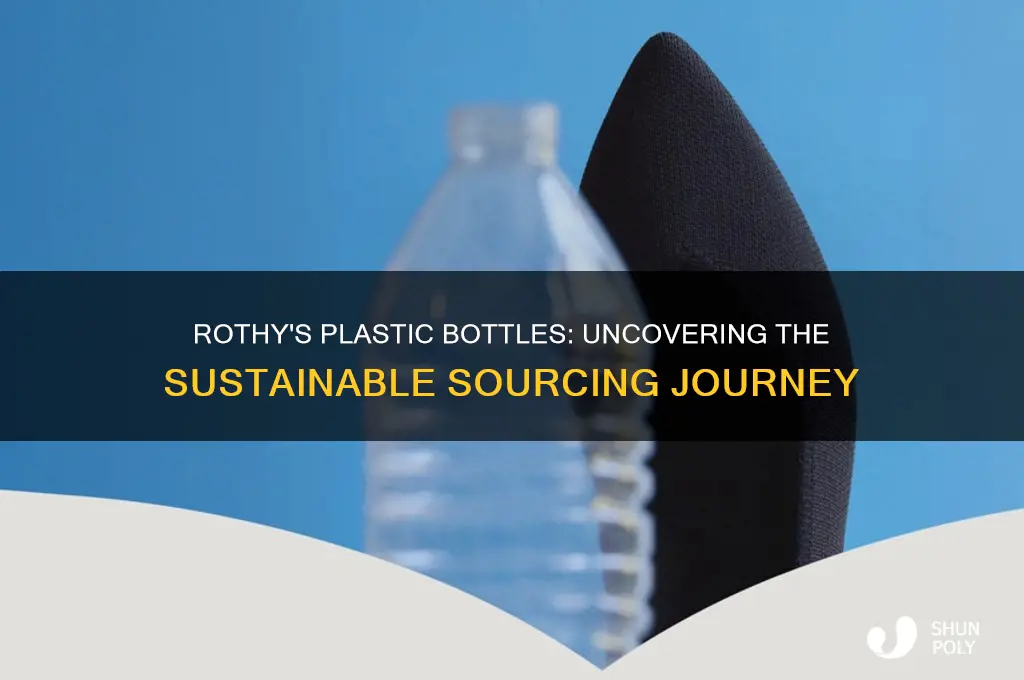 where do rothys get their plastic bottles from