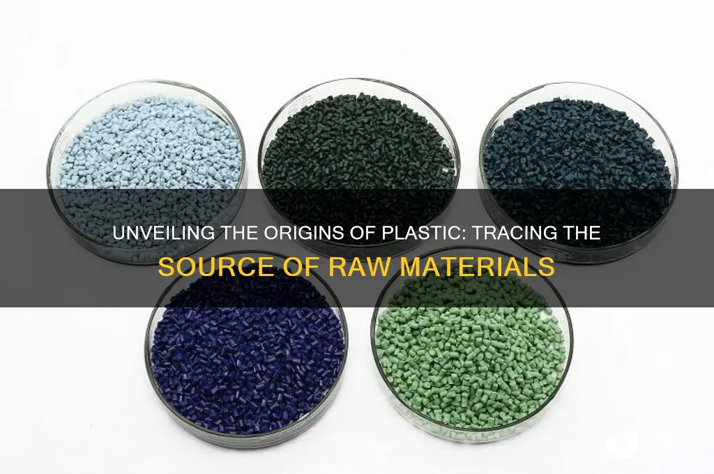 where do the starting materials to make plastics come from